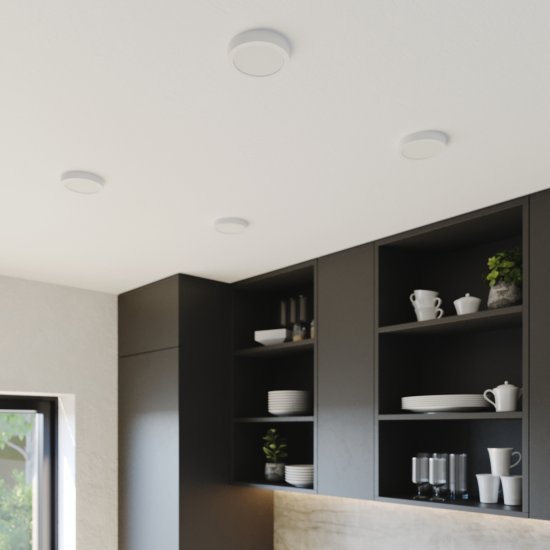 Спот светодиодный накладной влагозащищенный Inspire Sanoa S 3.5 м² регулируемый белый свет цвет белый