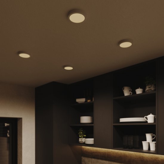 Спот светодиодный накладной влагозащищенный Inspire Sanoa S 3.5 м² регулируемый белый свет цвет белый