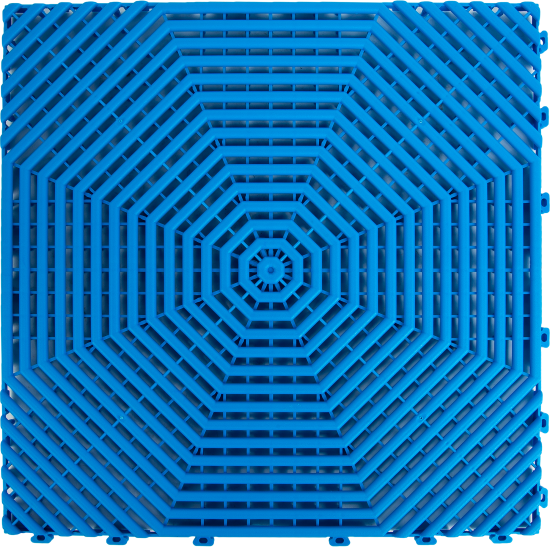 Садовая плитка Helex 40x40 см полипропилен голубой