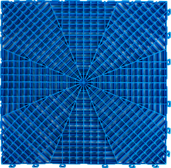 Садовая плитка Helex 40x40 см полипропилен голубой