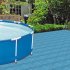 Садовая плитка Helex 40x40 см полипропилен голубой