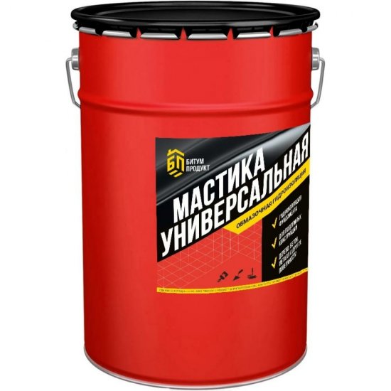 Битумная универсальная мастика БИТУМ ПРОДУКТ 5 кг