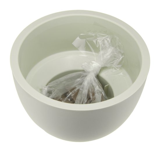 Кашпо для цветов Idea Флориан ø25 h19 см v4.2 л пластик белый ротанг