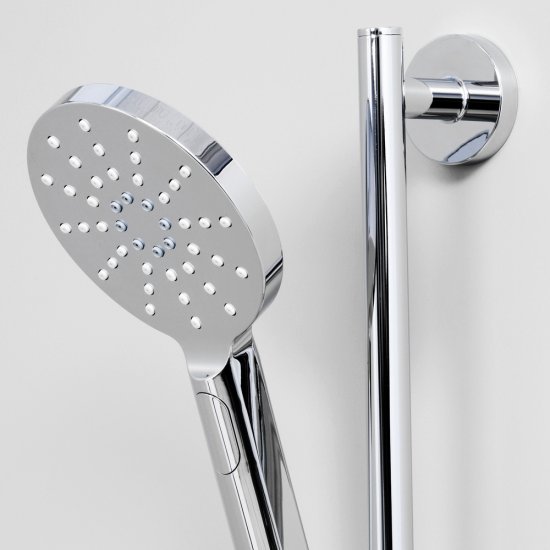 Душевой комплект WasserKraft с лейкой со стойкой хром (A144)