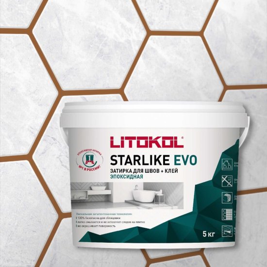 Эпоксидный состав для укладки и затирки мозаики LITOKOL STARLIKE EVO