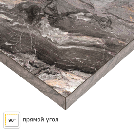 Столешница Delinia Рашчер 300x3.8x60 См Бдсп/дсп Цвет Серый