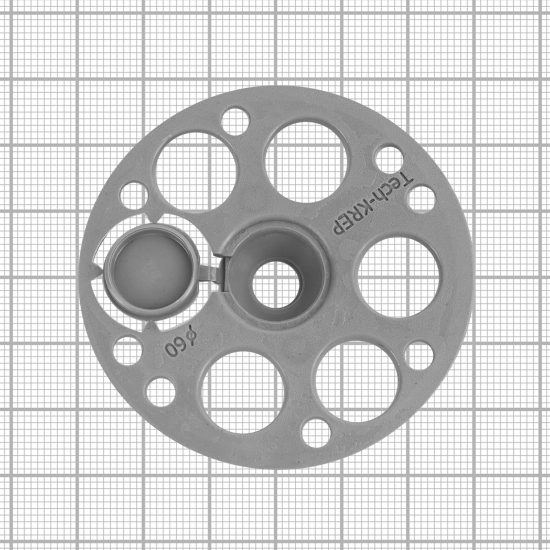 Шайба Рондоль для утеплителя 60 мм, полипропилен 50 шт.