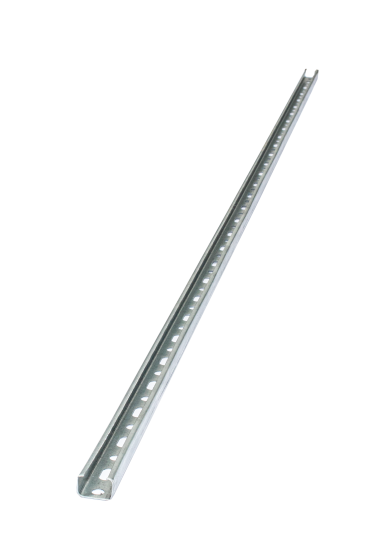 Траверс монтажный 20x30x2000 мм, оцинкованная сталь