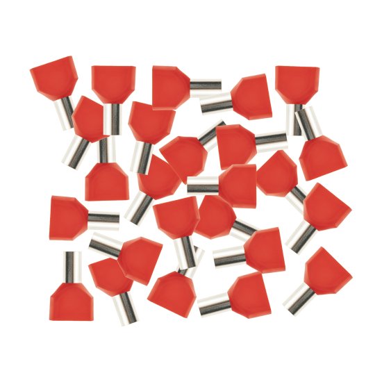 Наконечник-гильза Duwi НШВИ 2 16-14 мм цвет красный 25 шт.