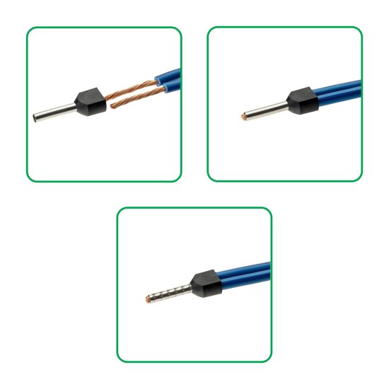 Наконечник-гильза Duwi НШВИ 2 1.5-12 мм цвет черный 25 шт.