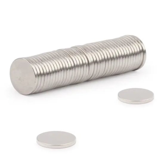 Неодимовый магнит диск 14x1.5 мм, 8 шт.