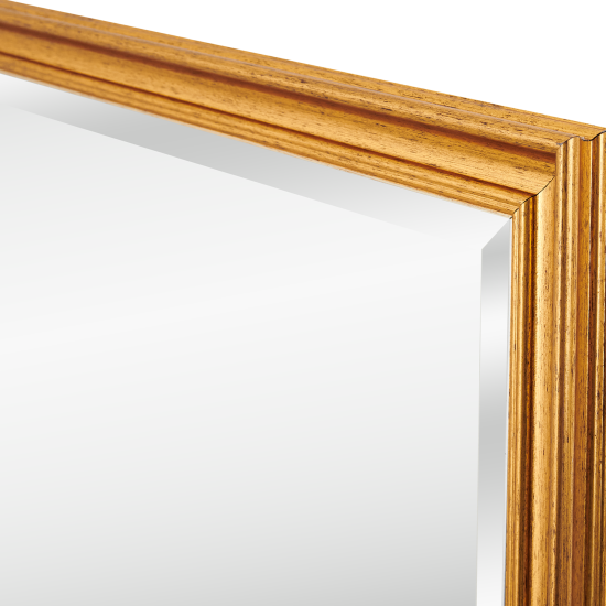 Зеркало декоративное Inspire Классика прямоугольное 50x70 см пластик цвет золото античное