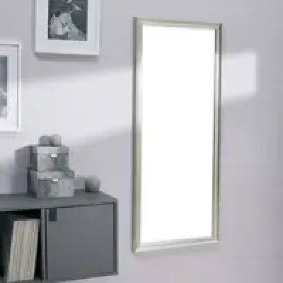 Зеркало декоративное Inspire Классика прямоугольное 50x120 см пластик серебро античное