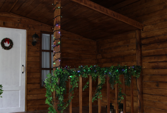 Электрогирлянда наружная Uniel 10 м 120 LED разноцветный свет