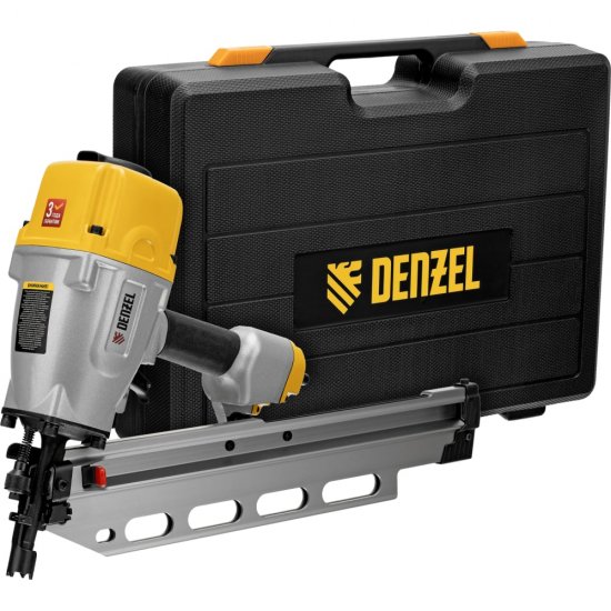Пневматический нейлер для гвоздей sn21 от 50 до 90 мм Denzel pn2190