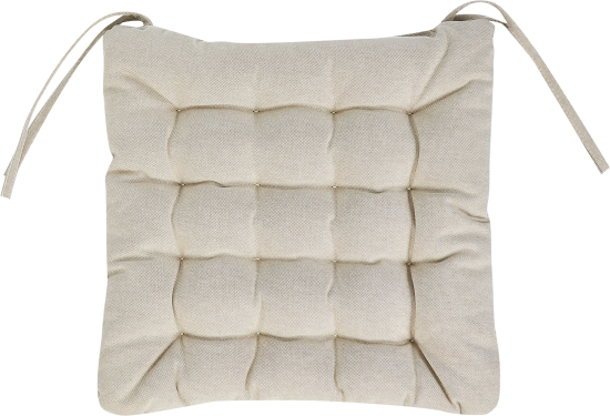 Сидушка Linen Way Elegan 38x38 см цвет бежевый