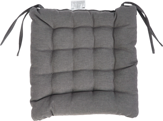Сидушка Linen Way Elegan 38x38 см цвет серый