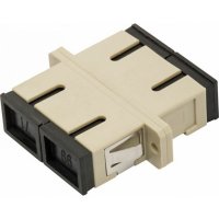 Дуплексный оптический адаптер LANMASTER LAN-2SC-AM-OM3