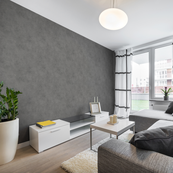 Обои флизелиновые Аспект Ру Соло графит 1.06 м 70437-44