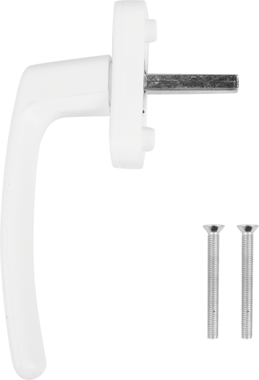 Ручка для окна 38 мм пластик цвет белый