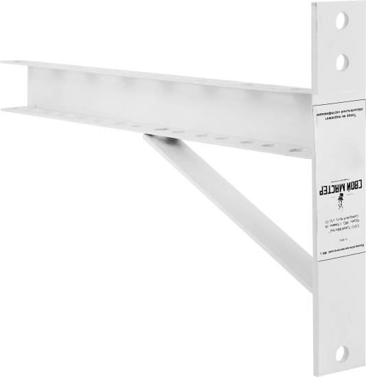 Кронштейн для кондиционера окрашенный левый 400x40x225x200 мм