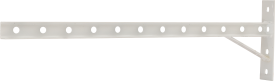 Кронштейн для кондиционера окрашенный левый 600x40x270x200 мм