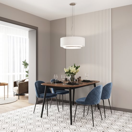 Стеновая панель ПВХ Рейка кашемир 2900x160x24 мм 0.464 м²