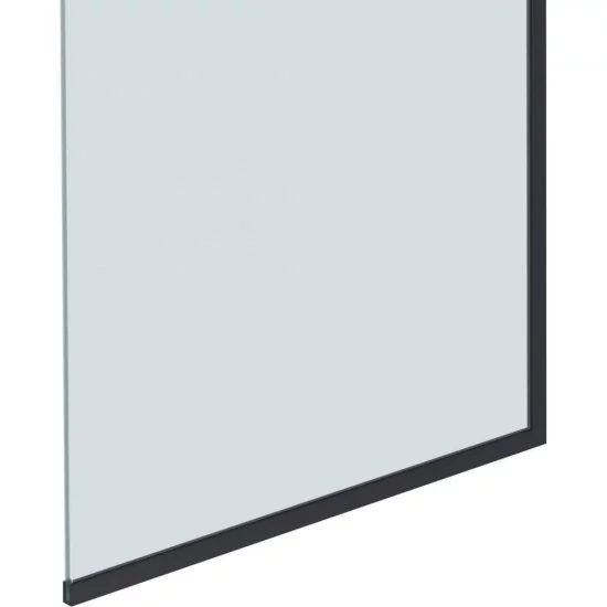 Стеклянная шторка на ванну Mebelvann 1400x600 BLACK