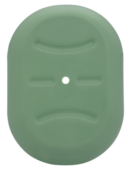Мыльница Berossi Aqua LM пластик цвет зеленая миля