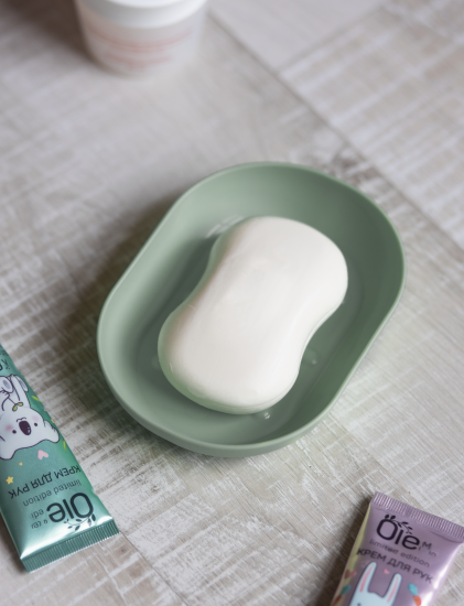 Мыльница Berossi Aqua LM пластик цвет зеленая миля