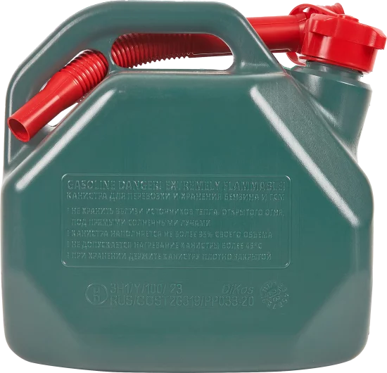 Канистра Geolia для ГСМ 5л цвет зеленый