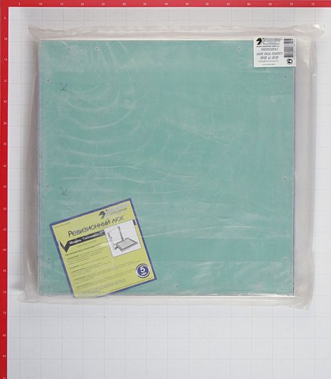 Люк ревизионный под плитку Хаммер Гиппократ-П алюминиевый 600х600 мм скрытый нажимной