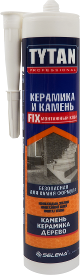 Клей Tytan для керамики и камня 310 мл цвет белый