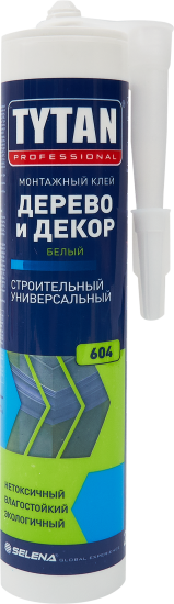 Клей Tytan монтажный строительный 604 290 мл цвет белый