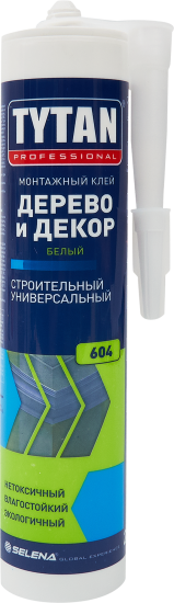 Клей Tytan монтажный строительный 604 290 мл цвет белый