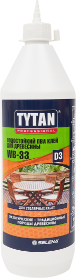Клей ПВА Tytan Professional для древесины D3 750 г