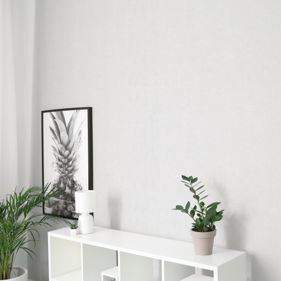 Обои под покраску флизелиновые Inspire Дождик белые 1.06x25 м 145г/м²