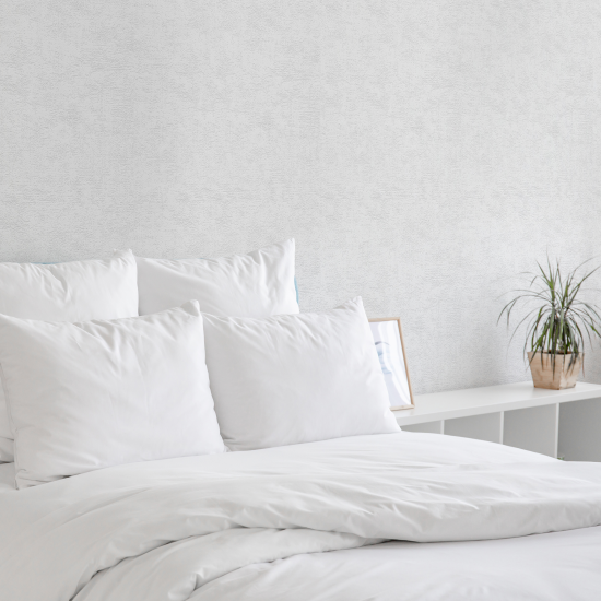 Обои под покраску флизелиновые Inspire Мелкая штукатурка белые 1.06x10 м 145г/м²