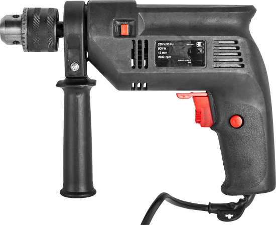 Дрель сетевая ударная DRD-500-1, 500 Вт