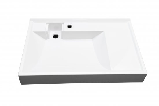 Раковина Mira MR80 на стиральную машину левосторонняя 80 см