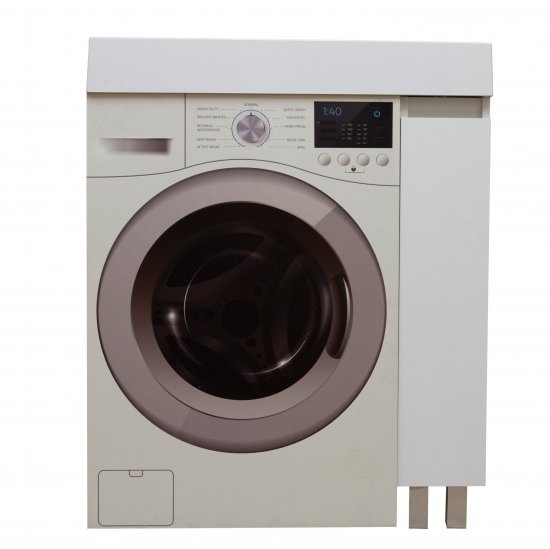 Раковина Mira MR80 на стиральную машину левосторонняя 80 см