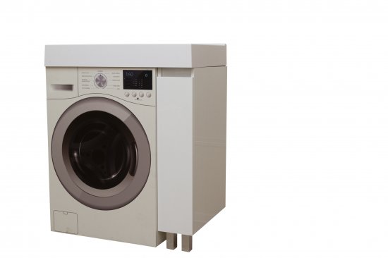 Раковина Mira MR80 на стиральную машину левосторонняя 80 см