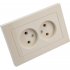 Двойная розетка Systeme Electric AtlasDesign