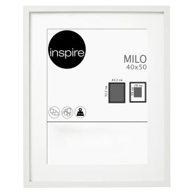 Рамка Inspire Milo 40x50 см цвет белый