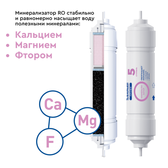 Картридж минерализатор RO Барьер для систем обратного осмоса
