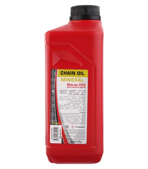 Масло для смазки цепи DDE минеральное 1 л (M-CHO)