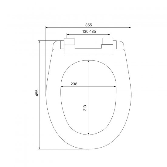 Сиденье для унитаза Iddis 114WPS0ID цвет белый