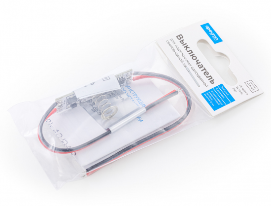 Выключатель Apeyron в профиль сенсорный IP20 12 мм встраиваемый