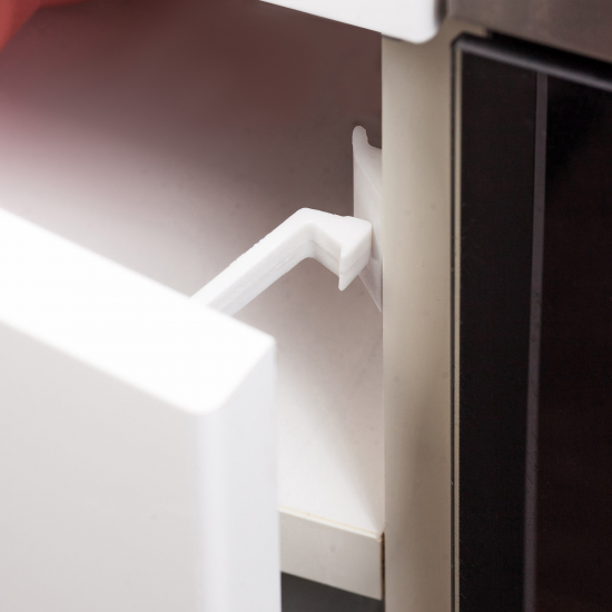 Блокиратор ящиков пластик цвет белый 2 шт.