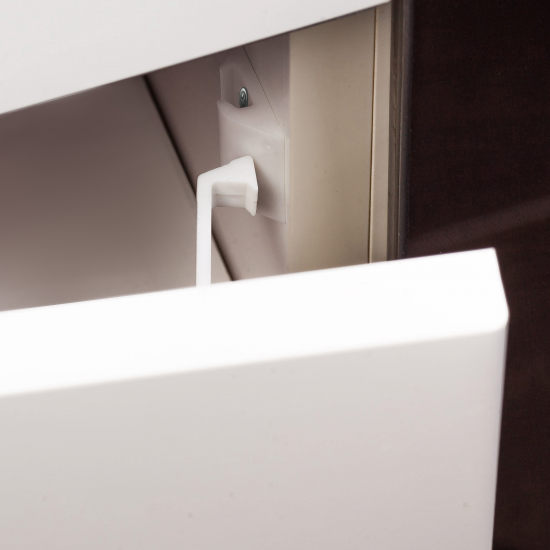 Блокиратор ящиков пластик цвет белый 2 шт.